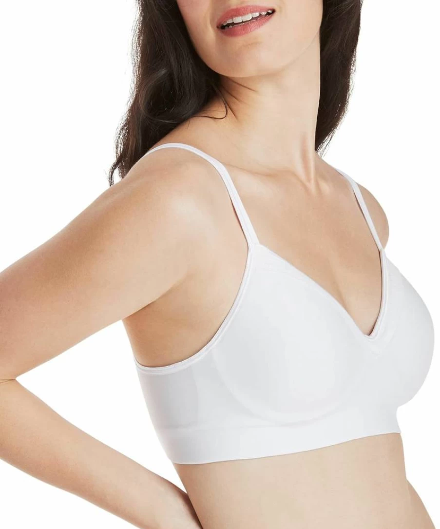 Hanes Women's SmoothTec ComfortFlex Fit Wirefree Bra MHG199 - Wireless Comfort Bra for Women - Soft Support Everyday Bra