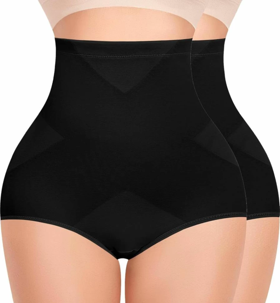 Werena High Waisted Tummy Control Shapewear for Women - Slimming Girdle Panties & Body Shaper Underwear
