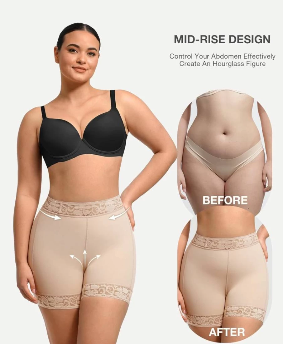 Lover-Beauty Butt Lifting Shapewear Shorts for Women – Tummy Control & Hip Enhancer Faja Panties for a Curvier Silhouette