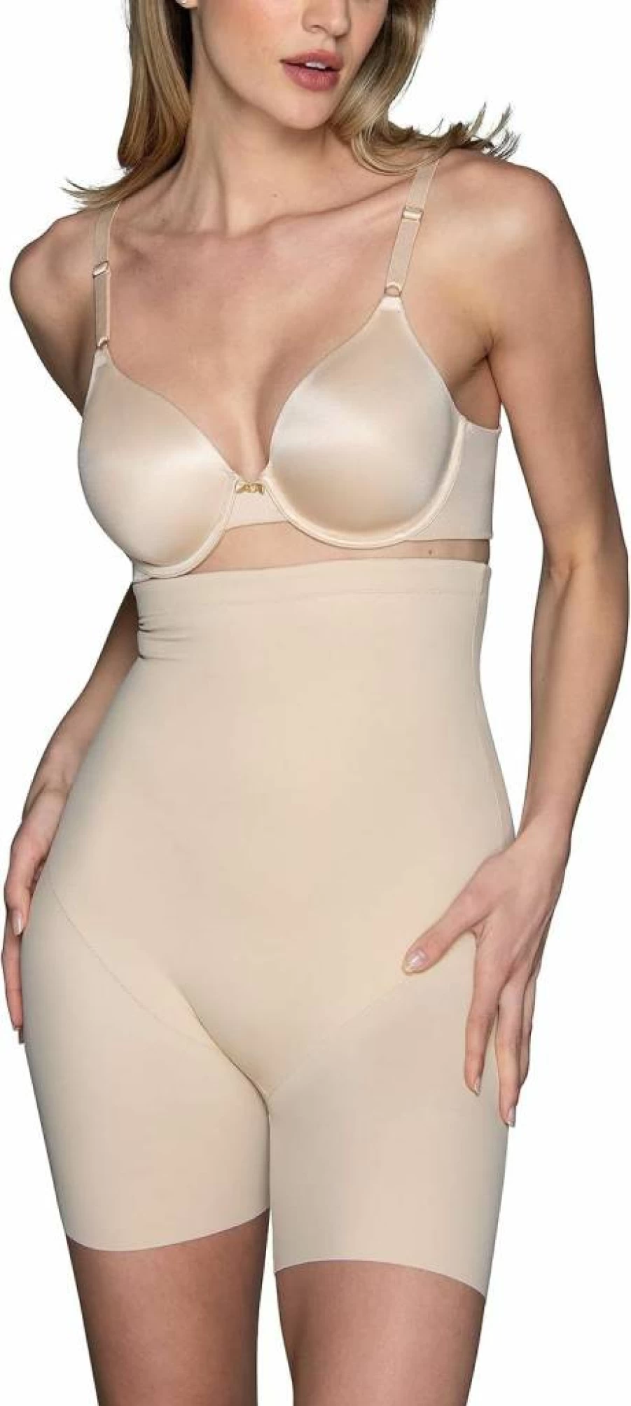 Vanity Fair Women's Seamless Shapewear Shorts - No Show Underwear for Dresses, Skirts & Pants - Tummy Control & Comfort
