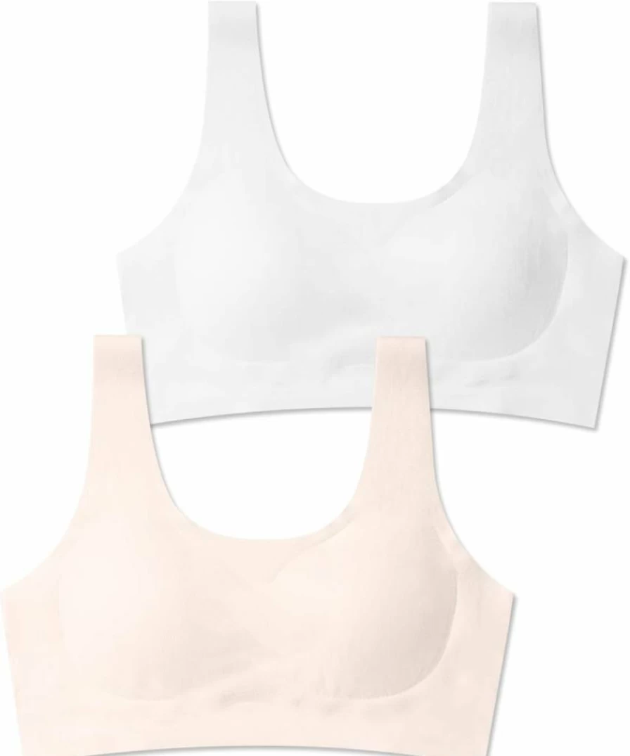 SALIA GIRL Seamless Sports Bra for Girls 10-16 with Removable Pads - Comfortable Training Bra for Teens