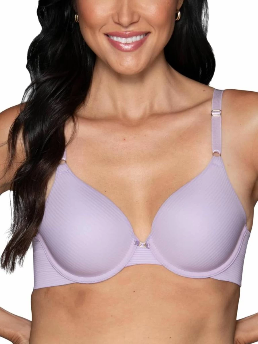 Vanity Fair Women's Full Coverage Bra 4-Way Stretch Lightly Lined Smoothing Back Support Up to DD Cup