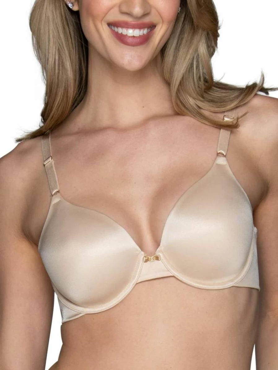Vanity Fair Women's Full Coverage Bra 4-Way Stretch Lightly Lined Smoothing Back Support Up to DD Cup
