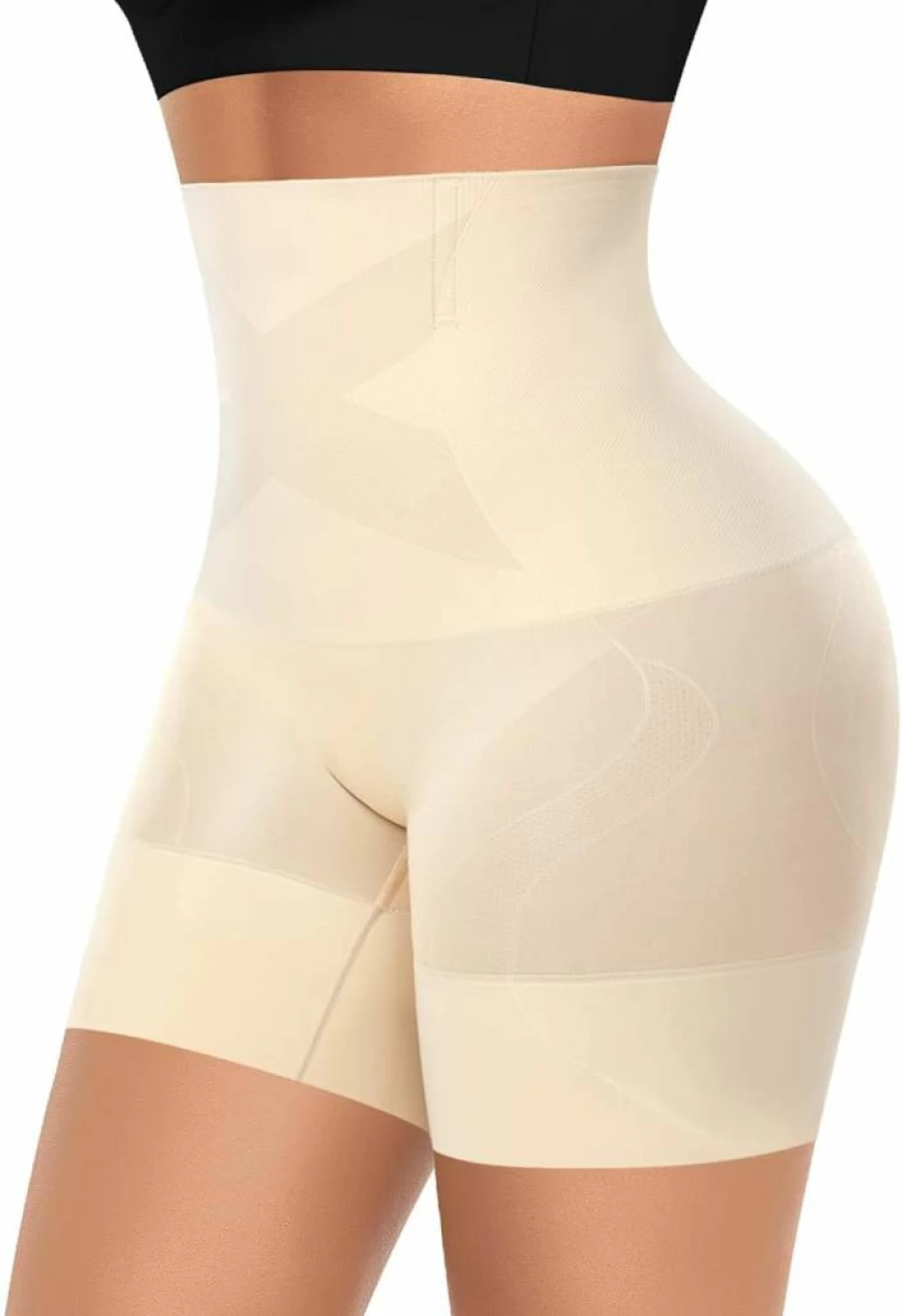 Werena High Waist Shapewear Shorts for Women - Tummy Control Body Shaper Underwear, Girdle Panties for Dress Shaping & Slimming