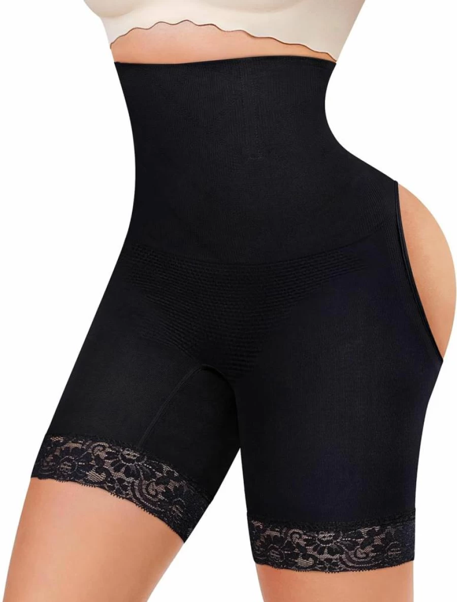 Gotoly High Waisted Butt Lifting Shaper Panties for Tummy Control and Hourglass Figure - Comfortable Boyshort Shapewear