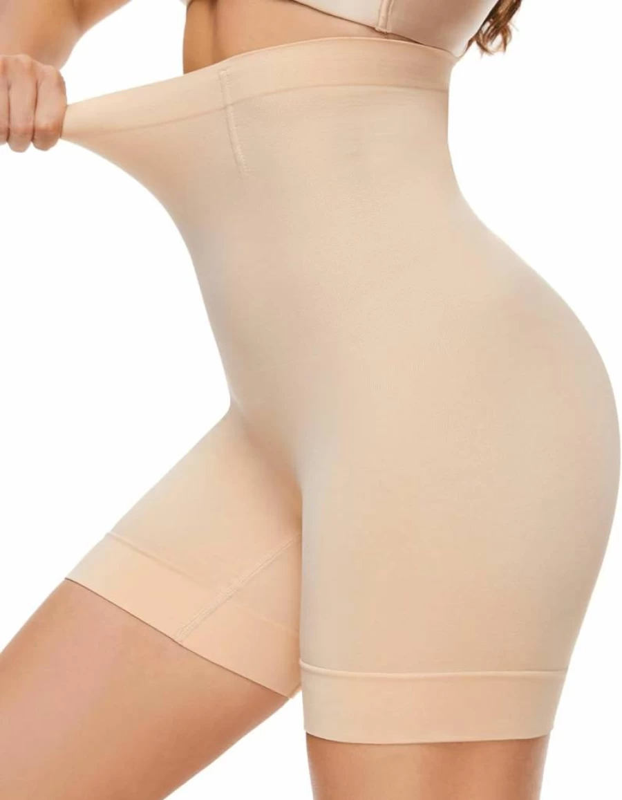 YADIFEN High Waisted Tummy Control Shapewear Shorts - Invisible Body Shaper Under Dress for Women