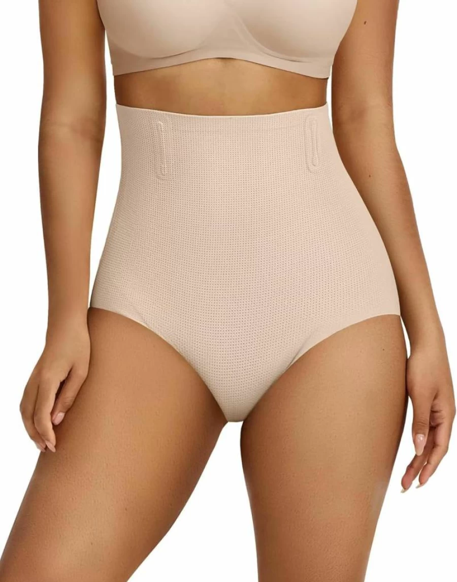 Vertvie High Waisted Tummy Control Shapewear Shorts for Women - Butt Lifting Seamless Body Shaper Under Dress Girdles