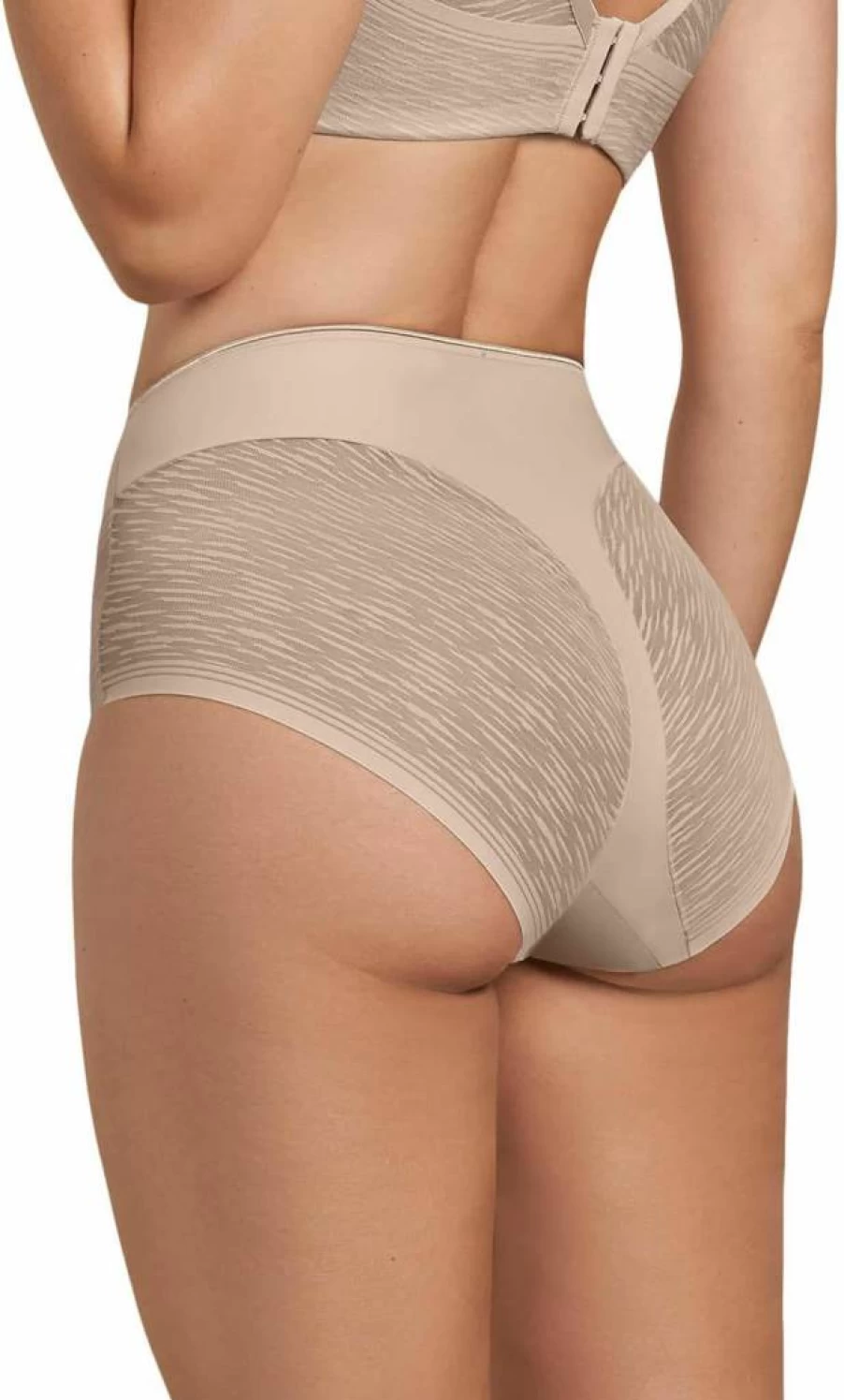 Leonisa High Waisted Shapewear Panties for Women - Tummy Control Lace Underwear