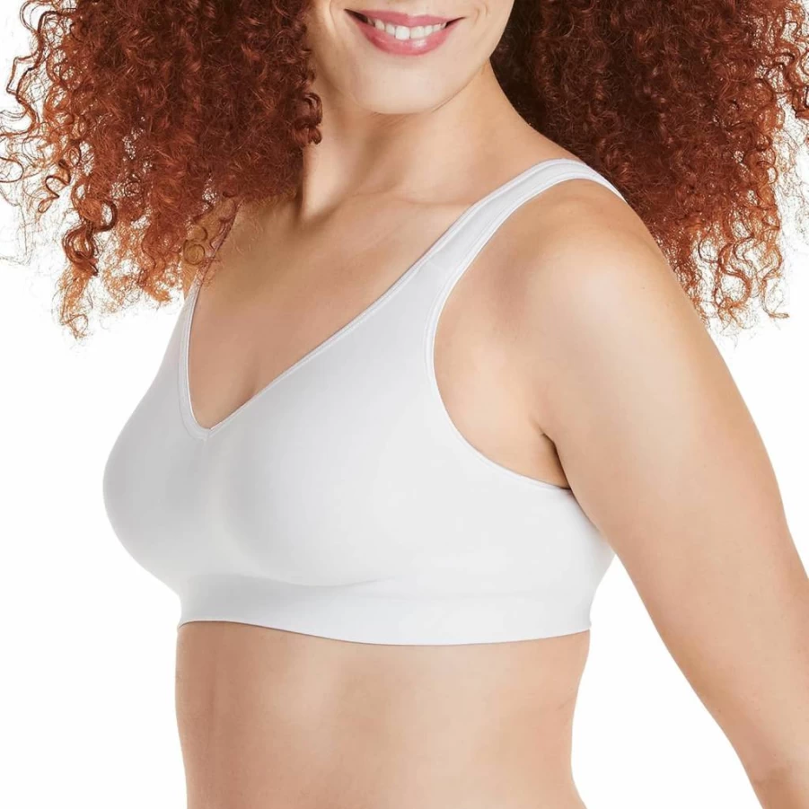 Hanes Women's ComfortFlex Wireless T-Shirt Bra - Smooth Full Coverage Bra, Breathable & Supportive, Single or 2-Pack Options