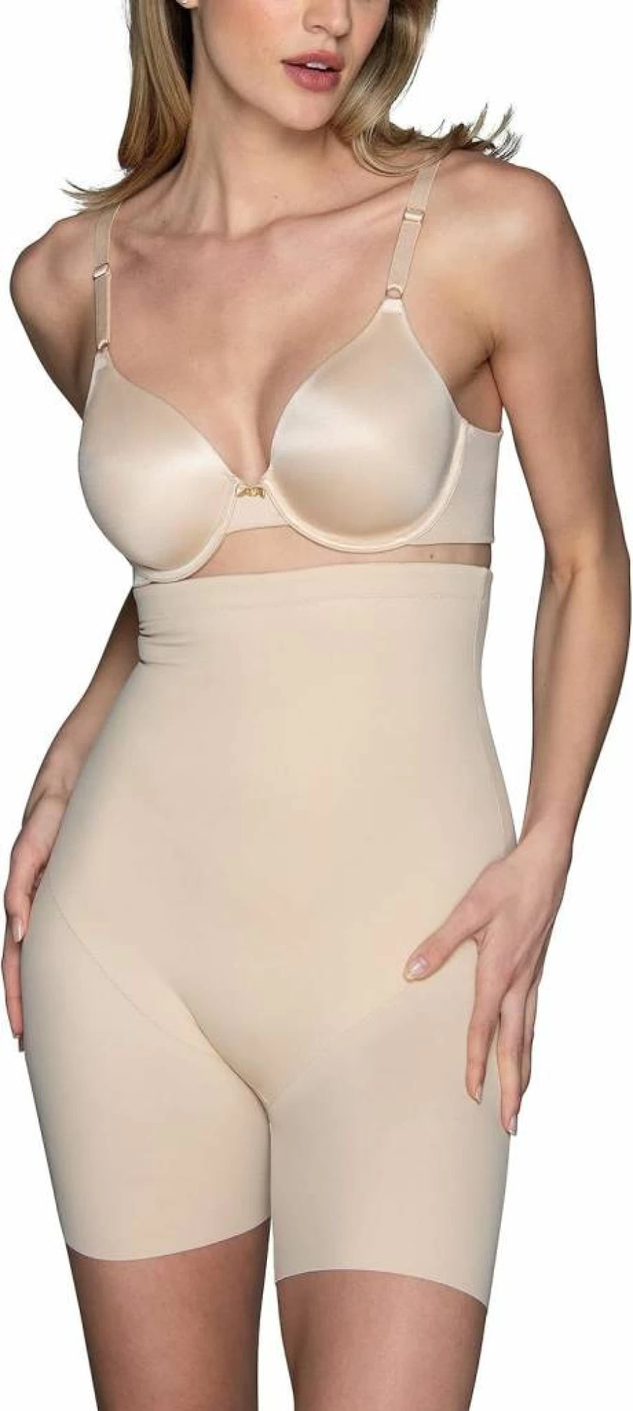 Vanity Fair Women's Seamless Shapewear Shorts - No Show Under Dresses, Skirts & Pants - Tummy Control & Comfort