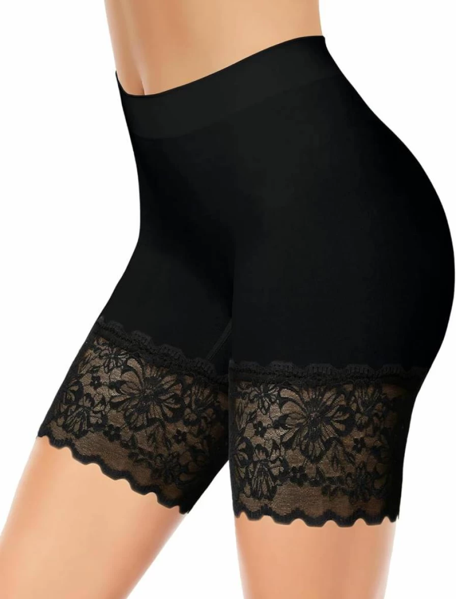 ZENUTA Women's Seamless Anti-Chafing Bike Shorts for Yoga, Workout & Under Dresses - Slip Shorts