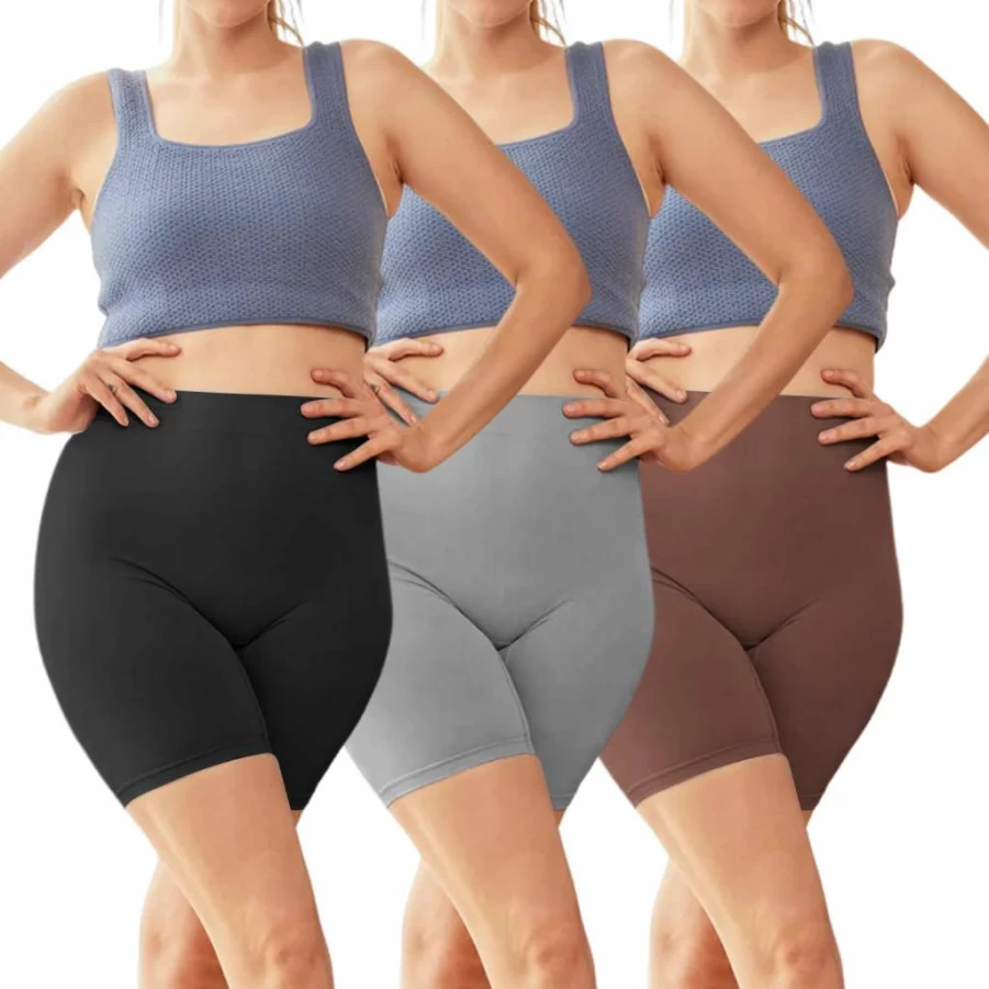 JQ JQAMAZING Women's Seamless Anti-Chafing Shorts - Breathable Underwear for Dresses, Yoga & Comfort