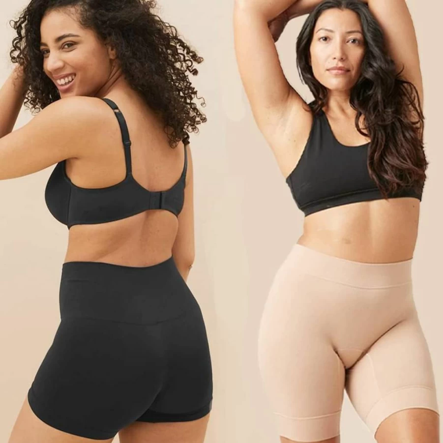 JQ JQAMAZING Women's Seamless Anti-Chafing Shorts - Breathable Underwear for Dresses, Yoga & Comfort
