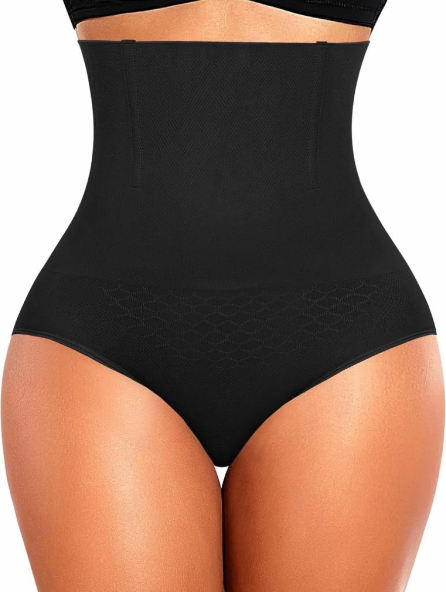 Werena High Waist Tummy Control Shapewear for Women - Seamless Body Shaper Panties & Girdle Underwear