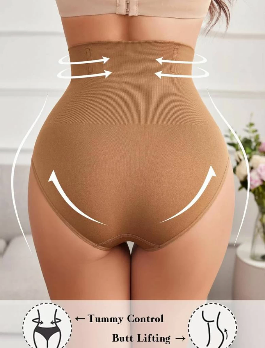 Avidlove Women's High Waist Tummy Control Shapewear Thong - Seamless Body Shaper Panties for Smoothing & Slimming