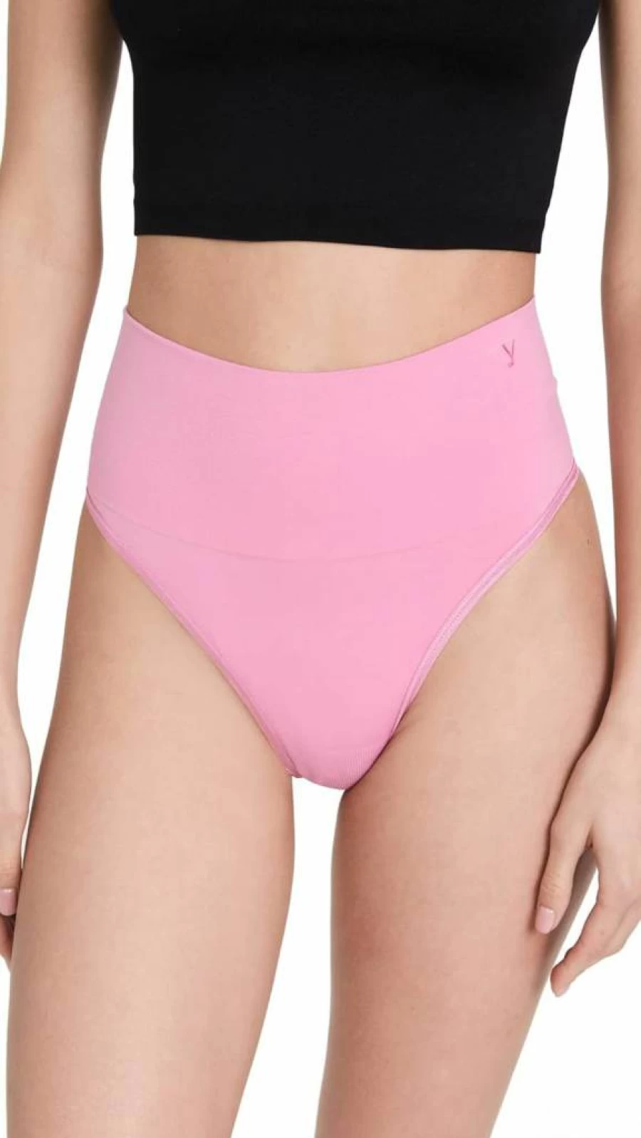 Yummie Seamless Shapewear Thong for Women - Ultra Lightweight & Comfortable Tummy Control Underwear