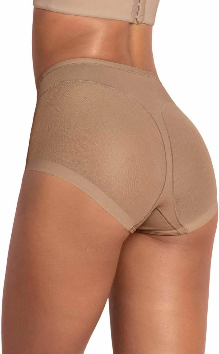 Leonisa High Waisted Shapewear Panties for Women - Invisible Tummy Control Underwear