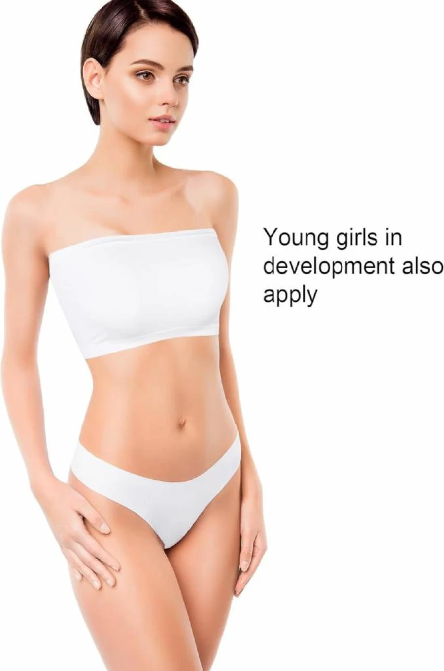 HESTYA Women's 3-Piece Strapless Bralette Set - Seamless, Stretchy Bandeau Tube Top Bra Non-Padded Multi Color Comfortable Loungewear