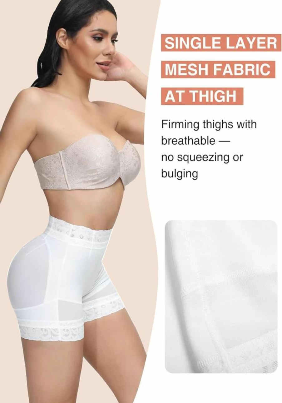 SHAPSHE Women's Butt Lifting Shapewear Shorts - Tummy Control Body Shaper for Slimmer Waist & Enhanced Curves