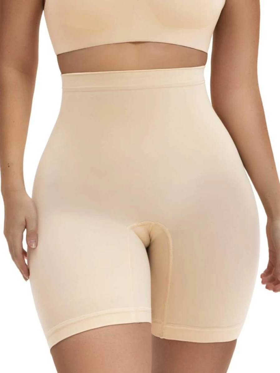 SHAPERX High-Waist Tummy Control Shapewear Shorts for Women - Seamless Body Shaper Panties for All-Day Comfort Under Dresses