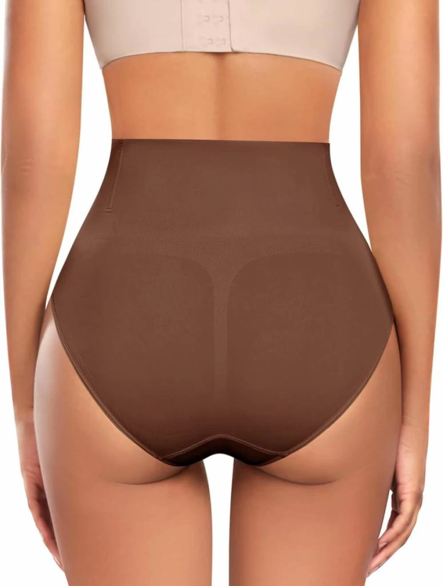 Werena High Waisted Tummy Control Shapewear for Women - Slimming Body Shaper Panties & Girdle Briefs