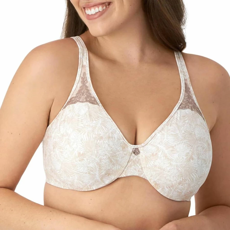 Bali Women's Full-Coverage Minimizer Bra with Seamless Cups & Underwire for Ultimate Comfort