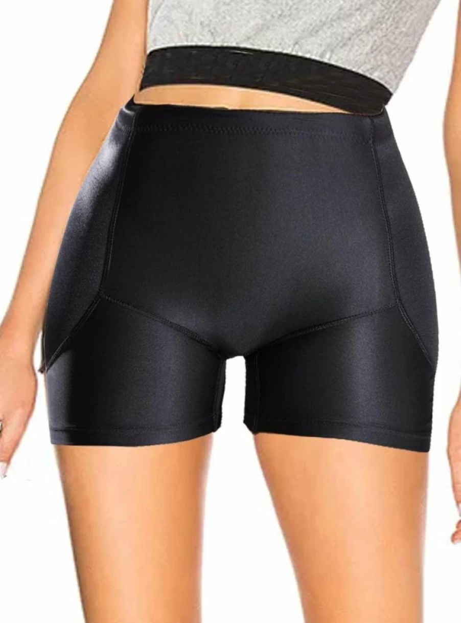 Sliot Women's Seamless Butt Lifter Shorts – Tummy Control Shapewear with Hip Pads for Enhanced Curves