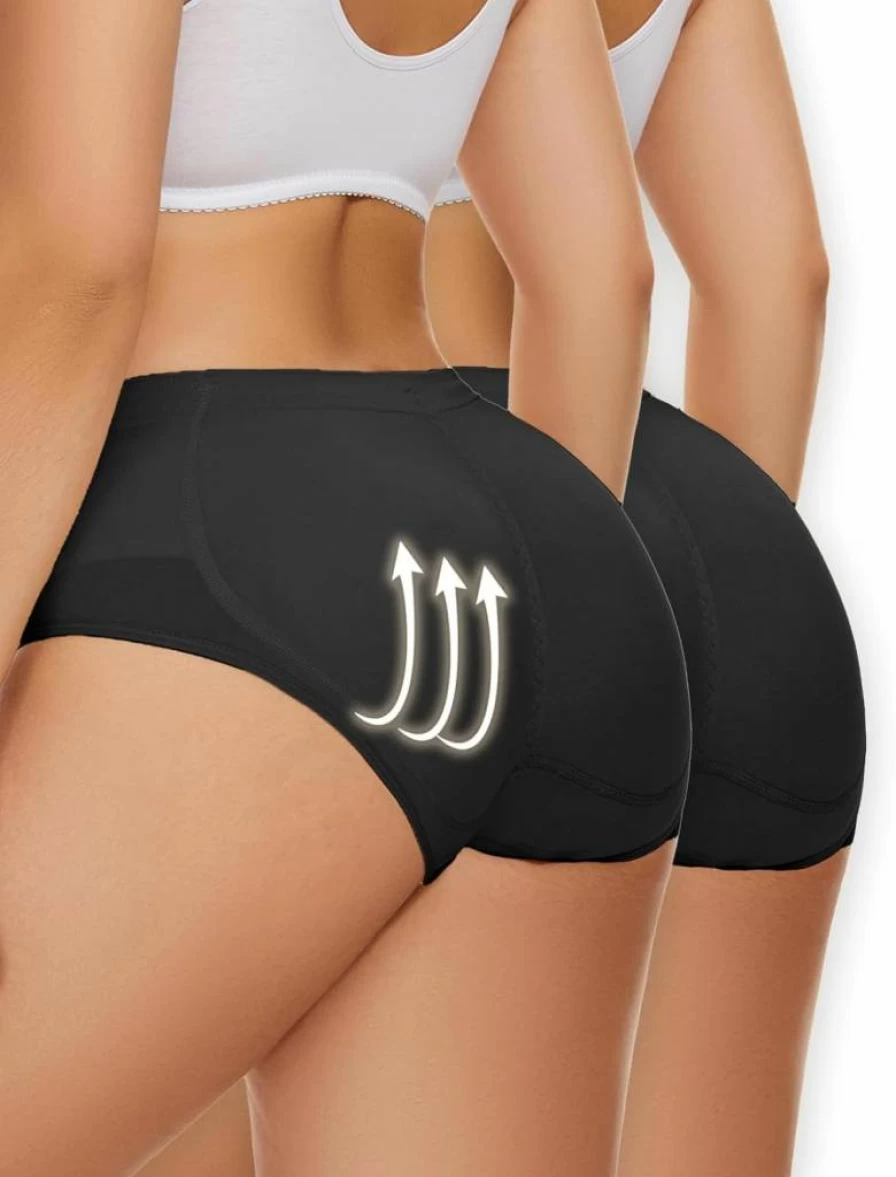 Zimi Collection Seamless Butt Lifter Panties for Women - Hip Enhancer with Removable Pads for Booty Lift