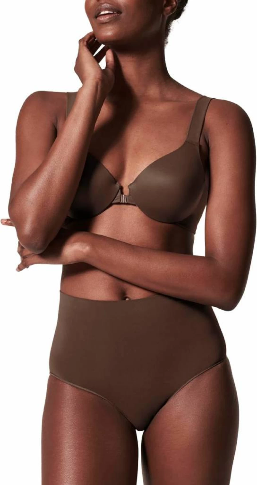 SPANX Women's Sculpting Shapewear Brief - High Compression Underwear with Recycled Nylon Blend - Extraordinary Comfort & Support