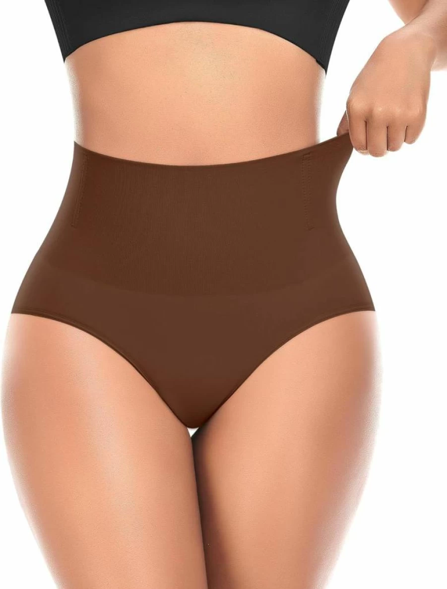 Werena High Waisted Tummy Control Shapewear for Women - Slimming Girdle Panties & Body Shaper Briefs
