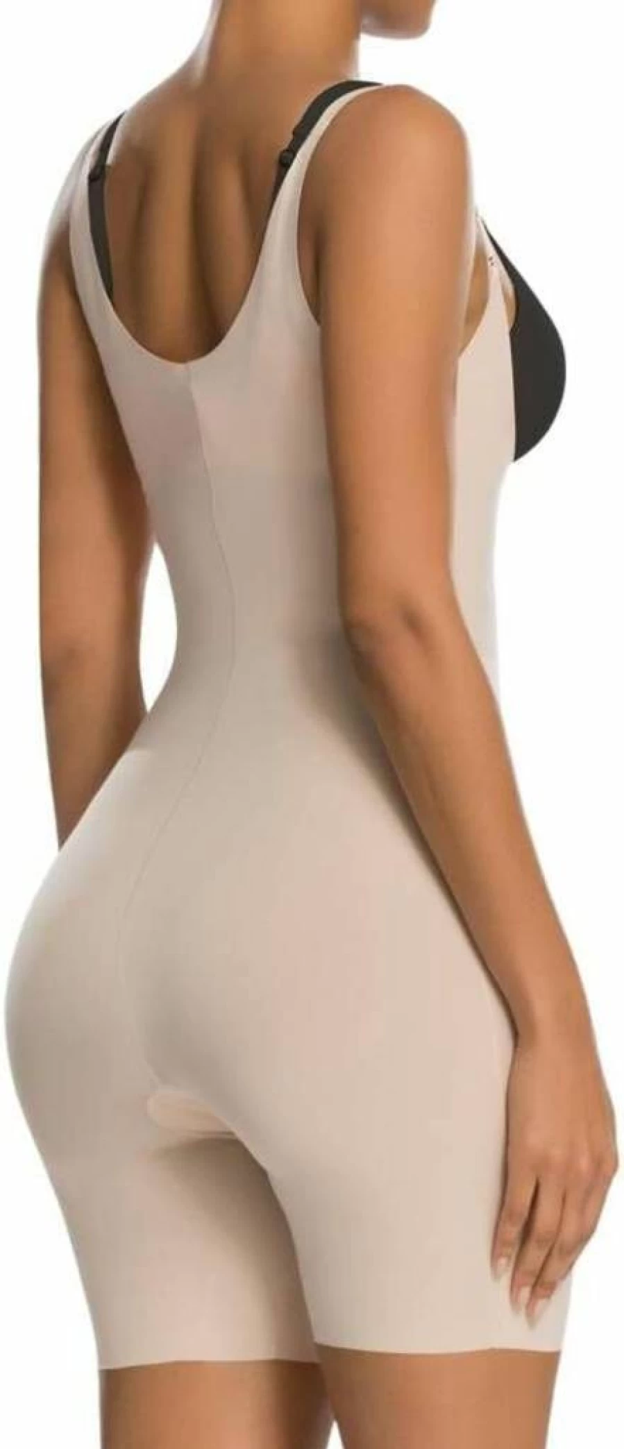 SHAPERX Women's Tummy Control Body Shaper - Open Bust Thigh Slimmer for Full Body Shapewear