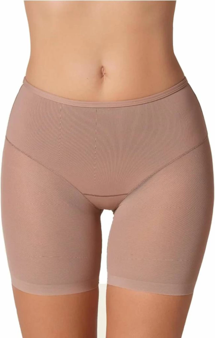 Leonisa Women's Seamless Shapewear Shorts – Anti-Chafing, Butt-Lifting, Undetectable Sheer Shaper for Comfort & Support