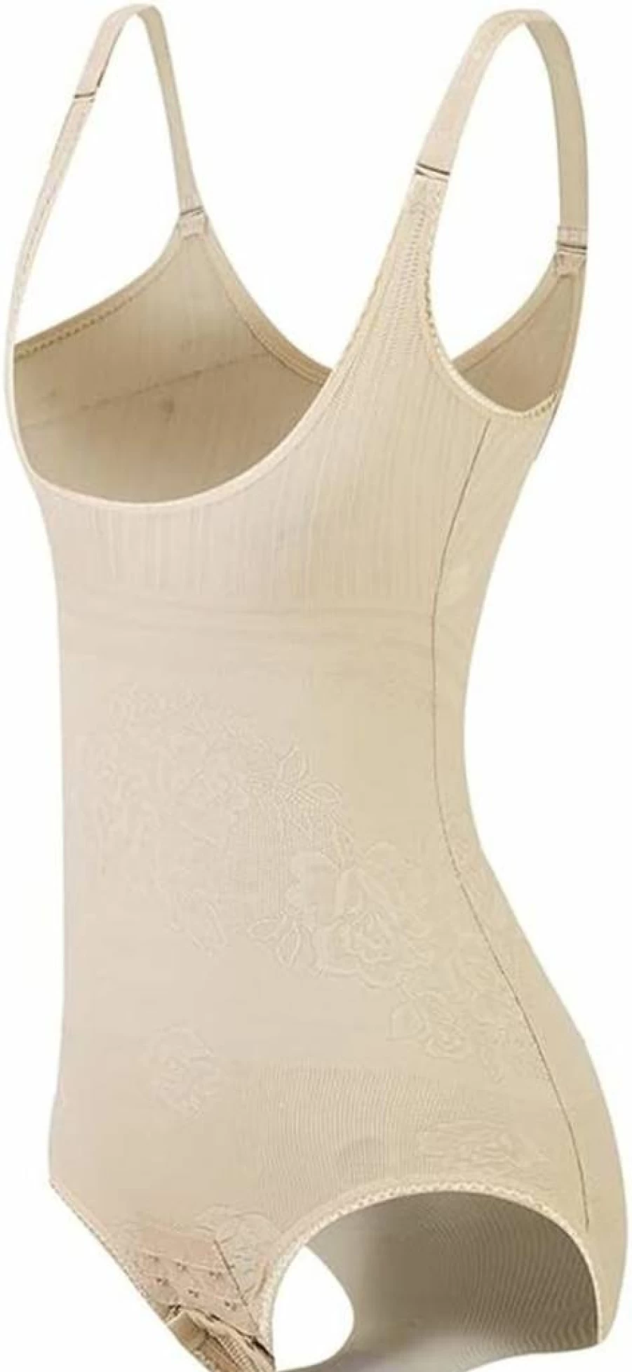 KSKshape Women's Firm Control Open Bust Bodysuit - Seamless Shapewear for Tummy & Waist