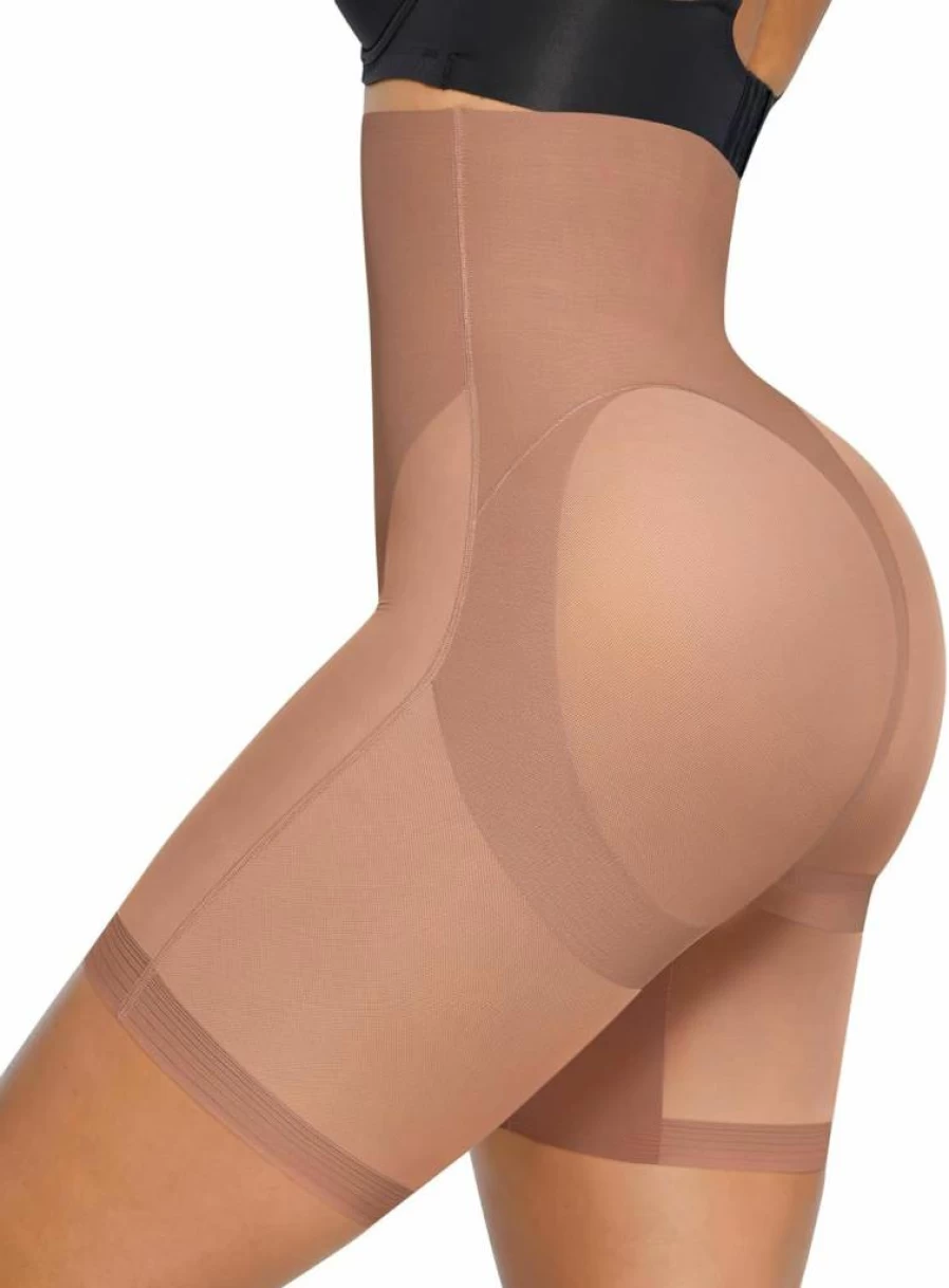 SHAPELLX High Waist Tummy Control Shapewear Shorts for Women – Butt Lifting Body Shaper Panties & Cincher Girdle