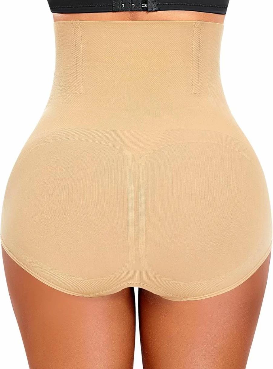 Werena High Waist Tummy Control Shapewear for Women - Seamless Body Shaper Panties & Girdle Underwear