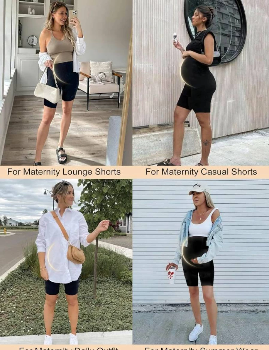 KIM S Seamless Maternity Shapewear - Pregnancy & Postpartum Support Underwear for Dresses, Anti-Chafing Comfort Wear