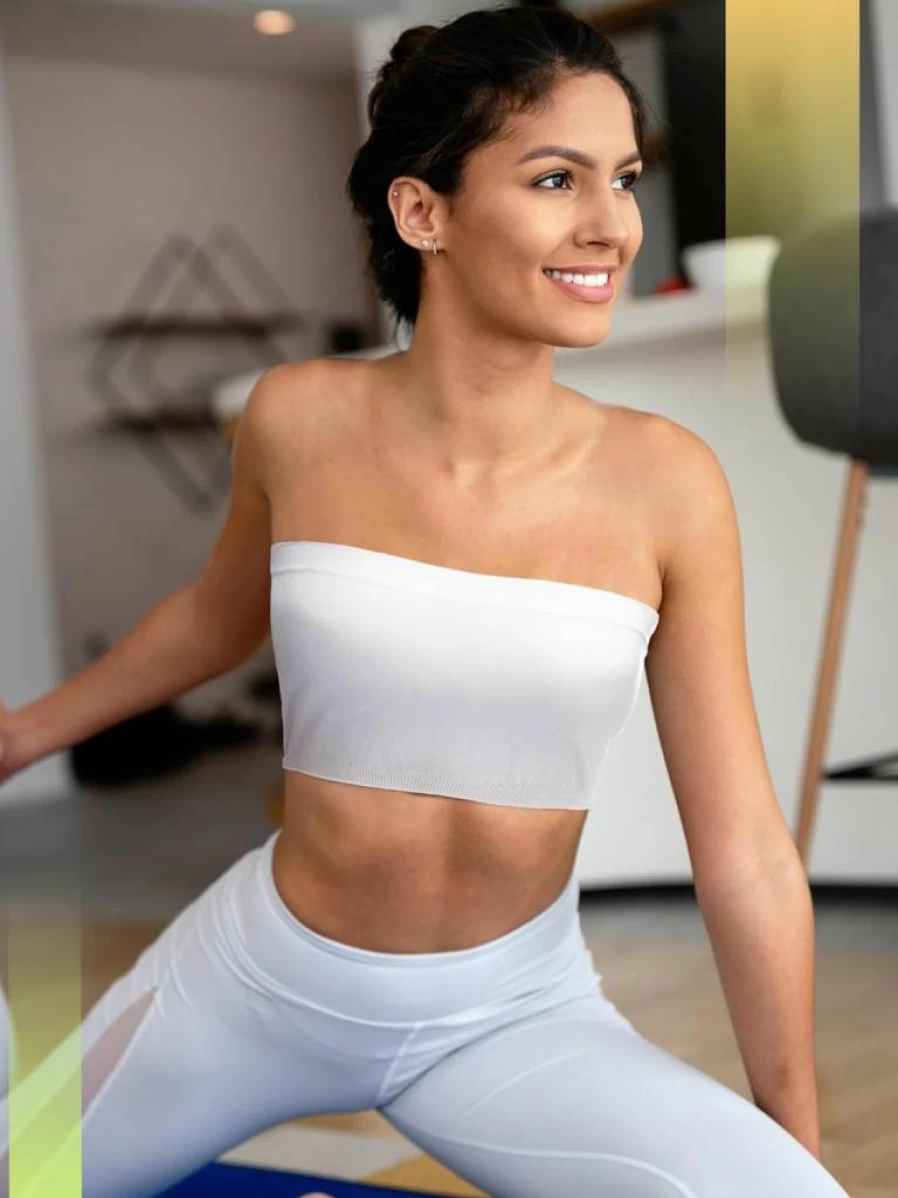 Geyoga 6-Pack Seamless Strapless Bralette for Women - Stretchy Comfort Tube Top Non-Padded Wireless Bra