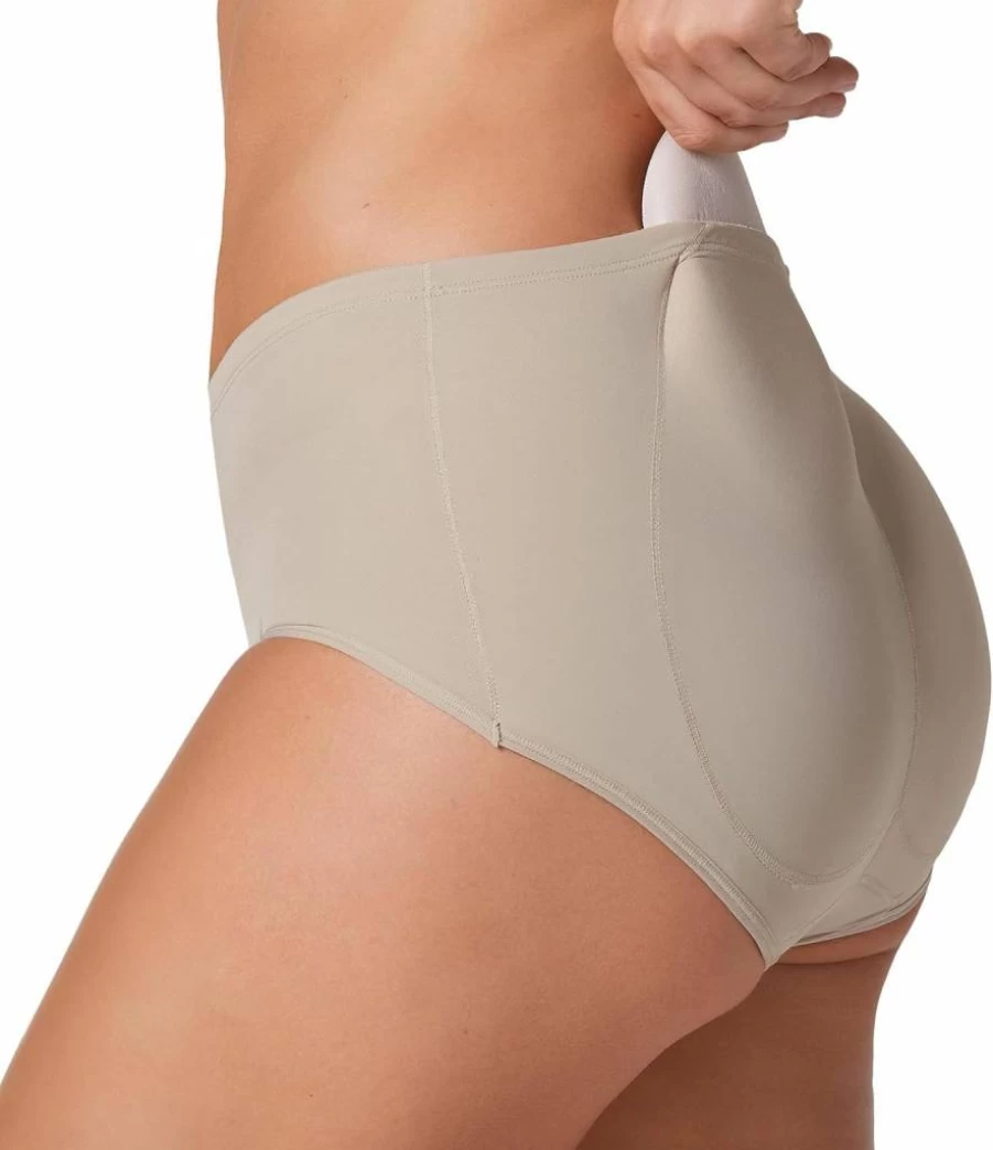 Leonisa Women's Booty Lifting Shapewear Shorts - Butt Enhancing Shaper Panties with Padded Design for Instant Lift