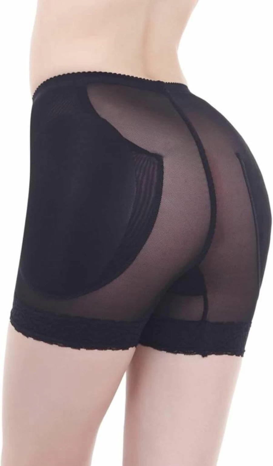 Homgro Women's Butt Lifter Shorts – Padded Hip Enhancer Shapewear for Thigh Shaping & Body Contouring