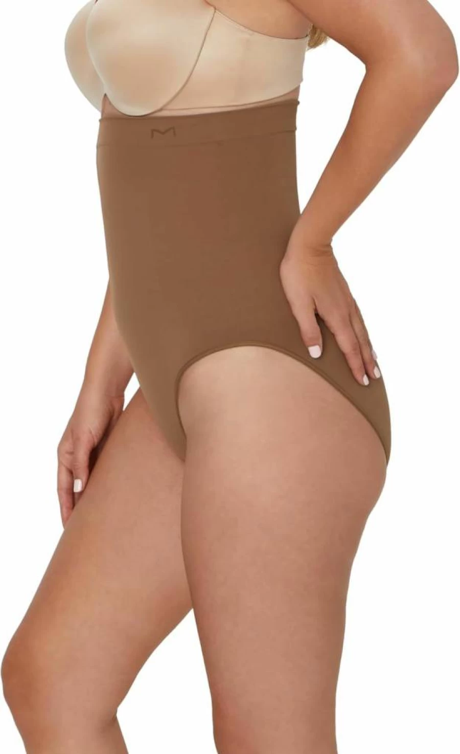 Maidenform Women's Firm Control High-Waist Tummy Shapewear Brief - Seamless Panty for Smoothing & Slimming