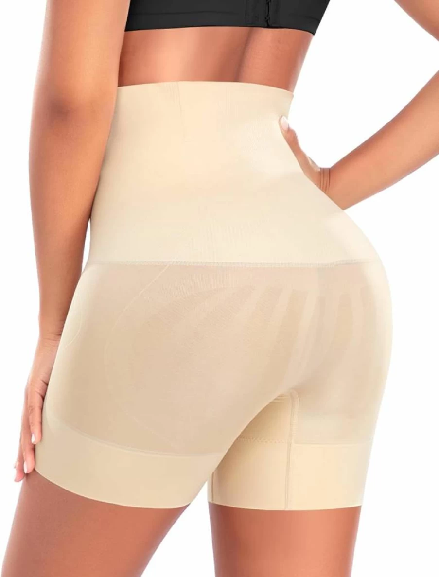 Werena High Waist Shapewear Shorts for Women - Tummy Control Body Shaper Underwear, Girdle Panties for Dress Shaping