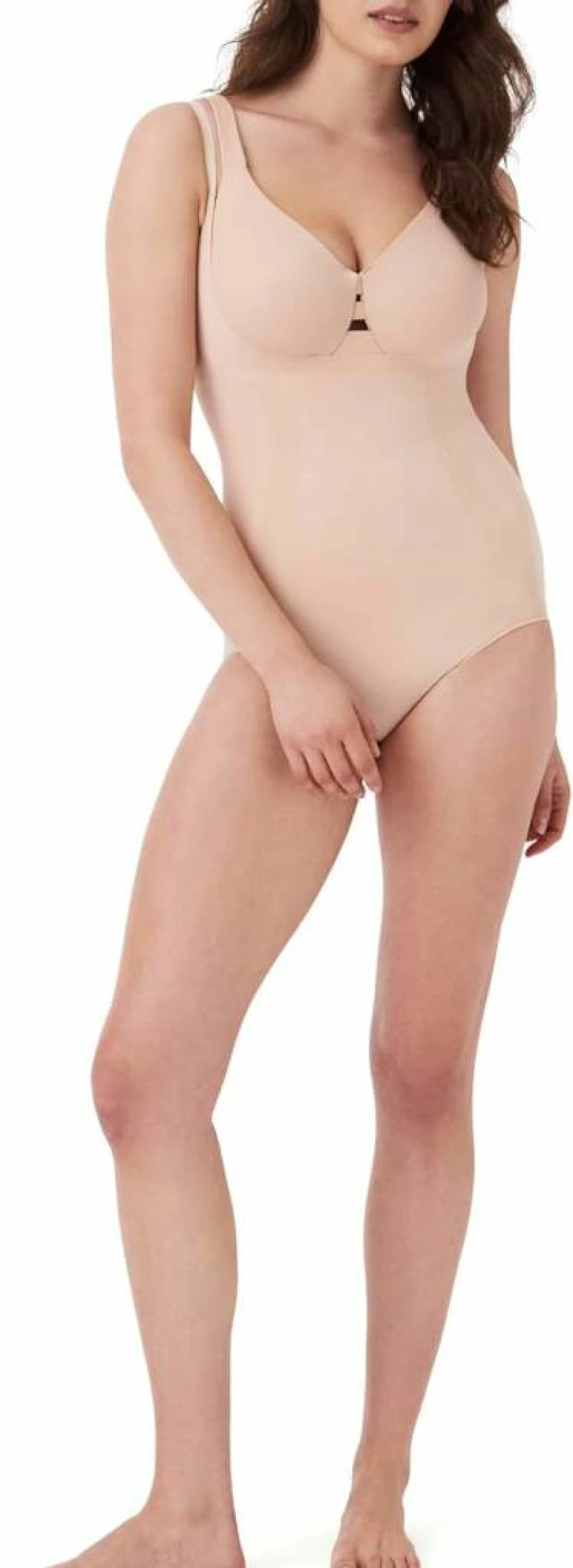 SPANX OnCore Sculpting Open-Bust Bodysuit - Shapewear Panty for Slimming & Tummy Control