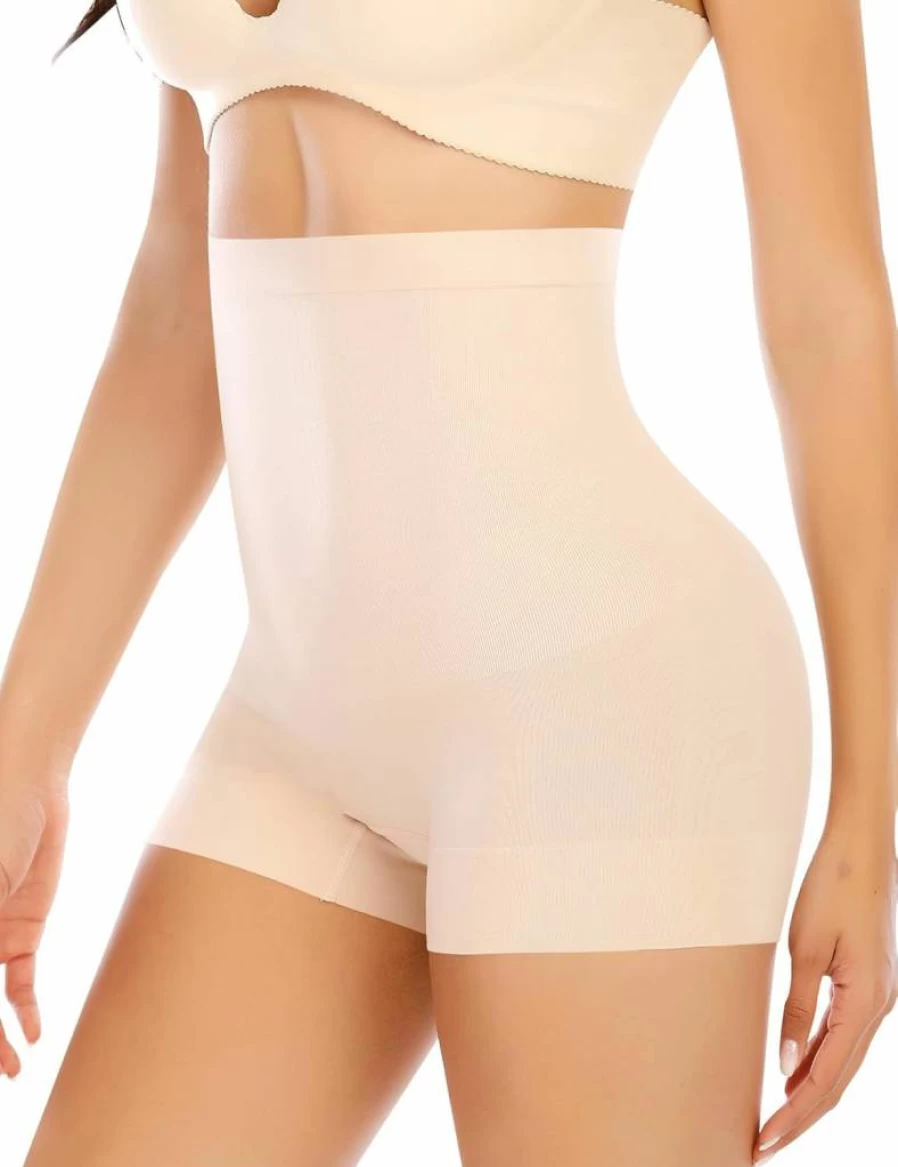 Werena Women's Seamless Shapewear Shorts - Tummy Control Boyshorts for Under Dress