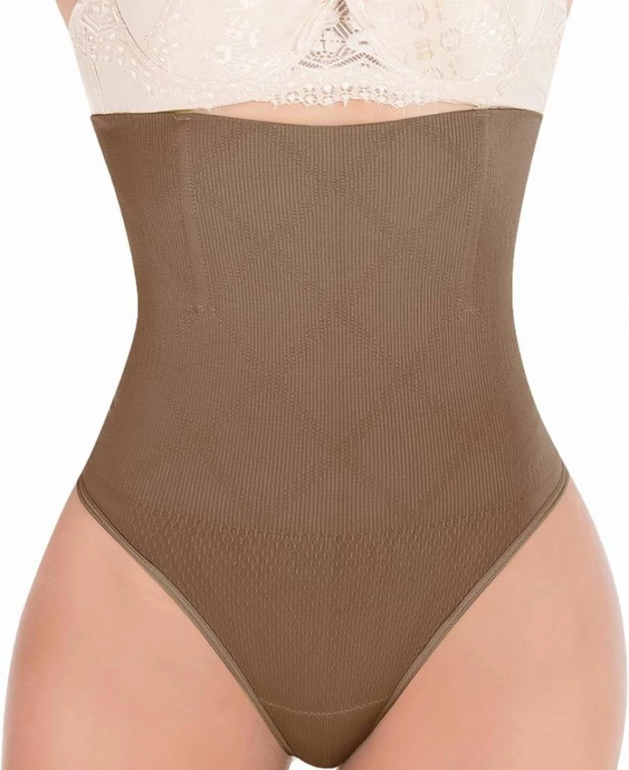 Hioffer Women's Waist Cincher Shapewear - Tummy Control Girdle Thong for Slimming & Body Shaping