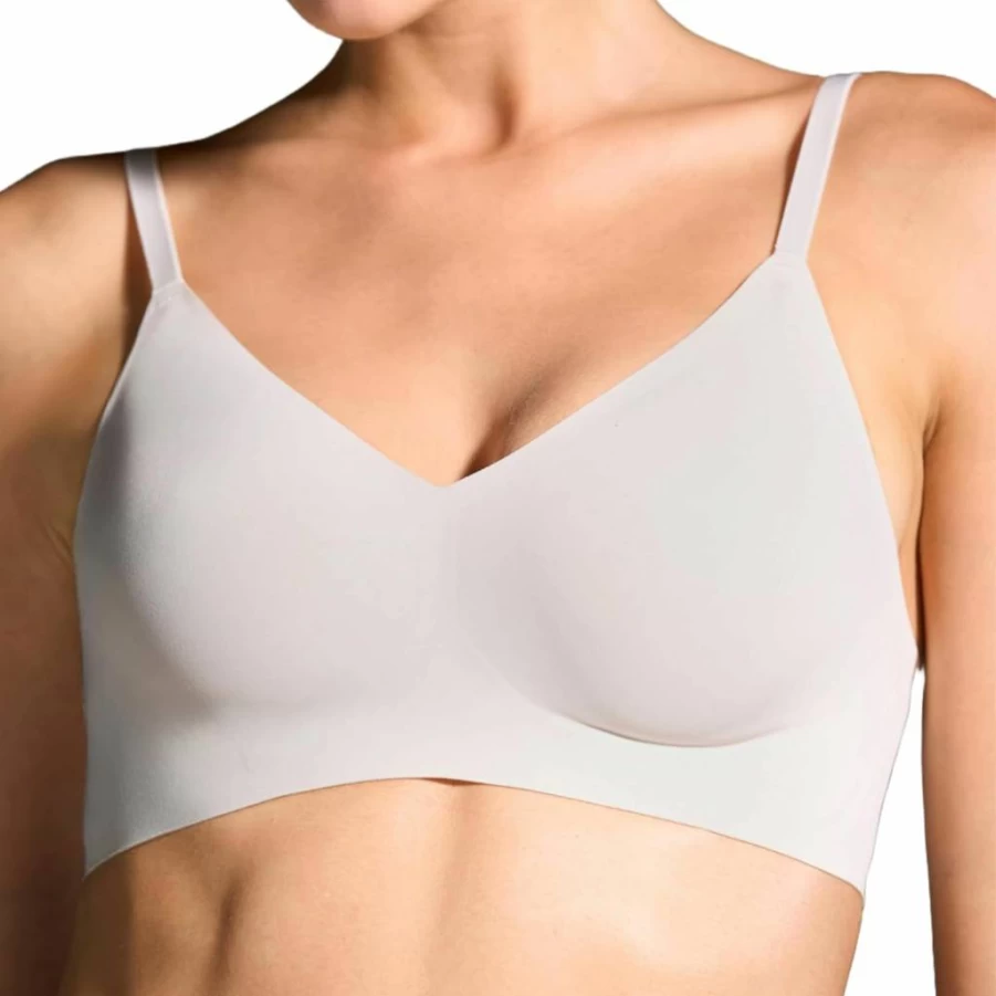 EBY Women's Seamless Wireless Bra with Adjustable Straps for Comfort & Support