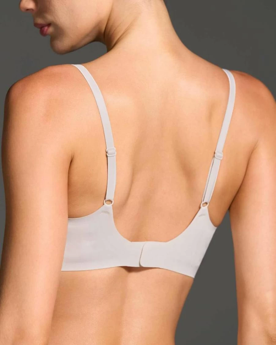 EBY Women's Seamless Wireless Bra with Adjustable Straps for Comfort & Support