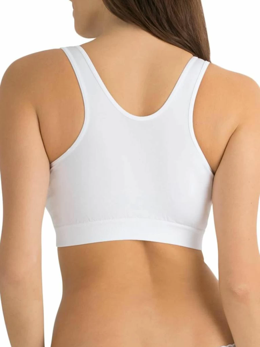 Fruit of the Loom Women's Comfortable Seamless Pullover Bra with Built-In Support - Wireless Soft Cup Bralette