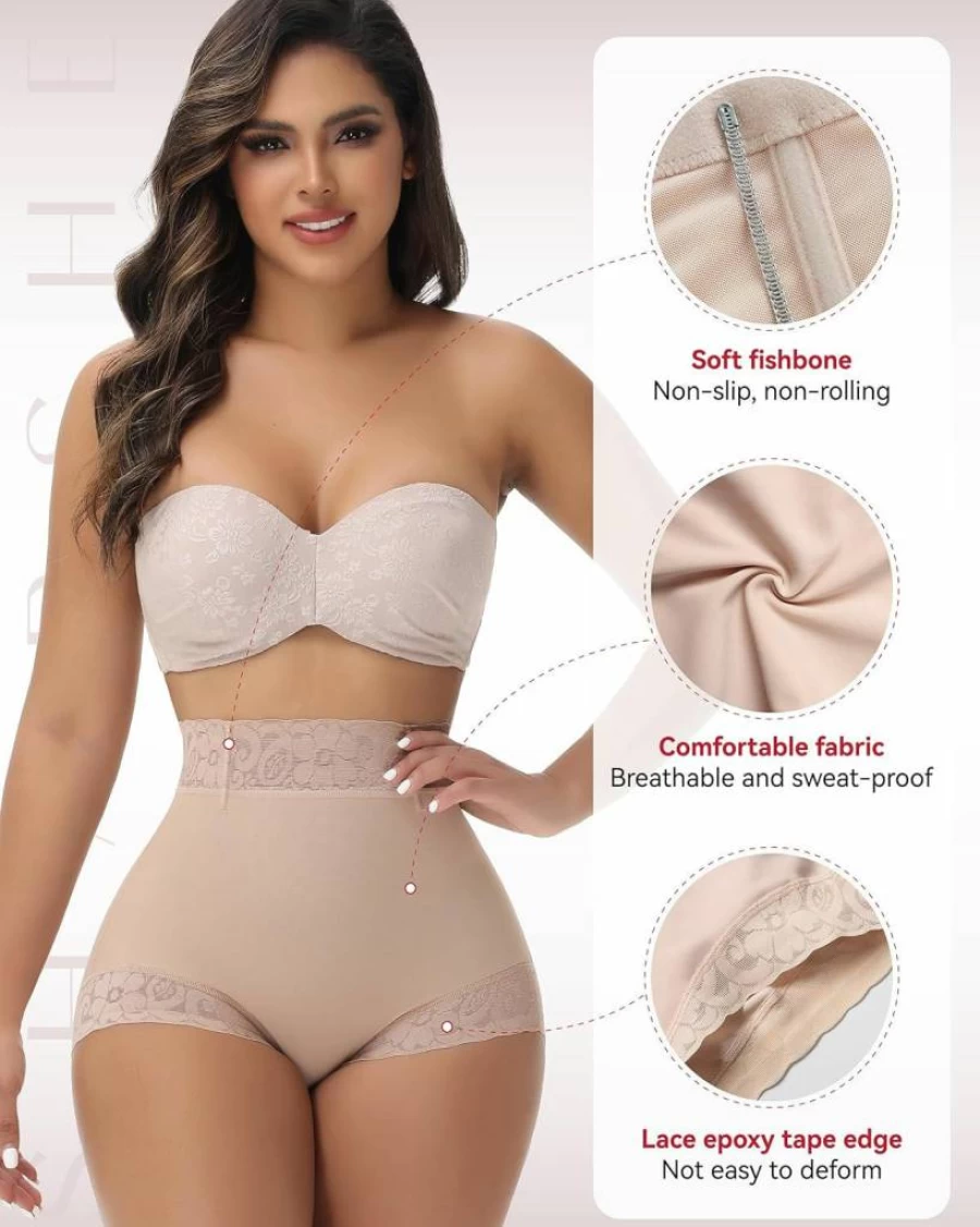SHAPSHE Colombian Shapewear Shorts for Women - Tummy Control, Butt Lifting, Body Shaping Slimming Underwear