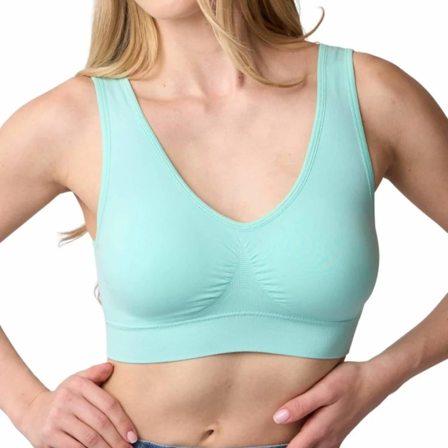 Coobie Comfort Bra - Seamless Wireless Comfort Bra for Women - Soft Supportive Everyday Bra
