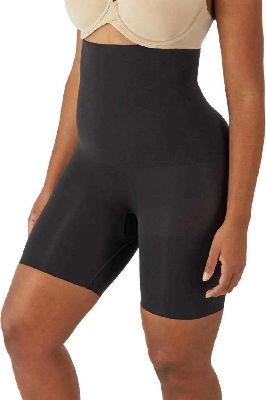 Maidenform Women's High Waist Thigh Slimmer Shapewear for Tummy Control & Body Shaping